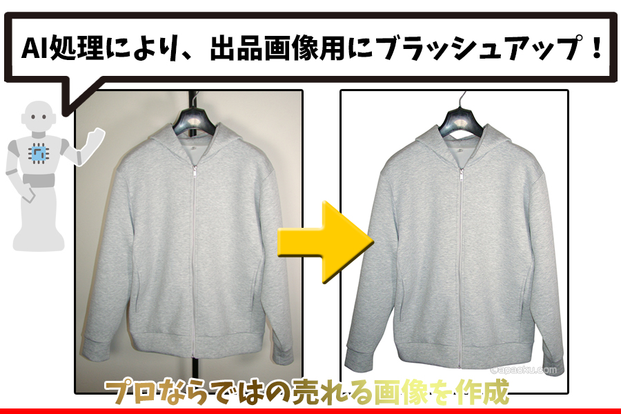 AI画像加工でブラッシュアップ