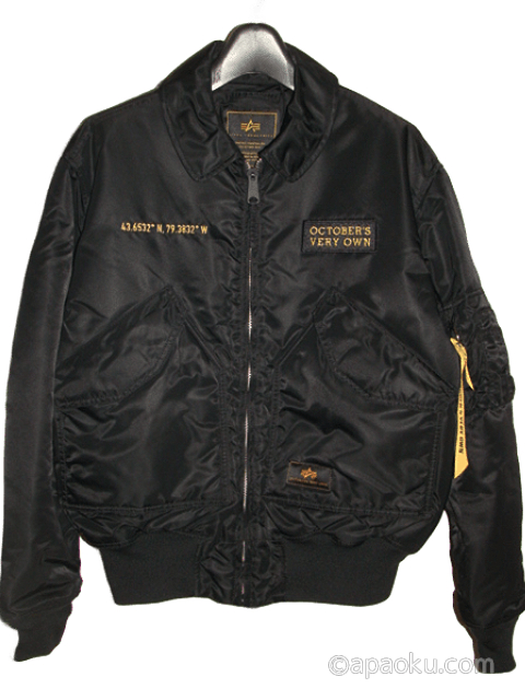Alpha Industries×OVO CWU-45/P ボンバージャケット